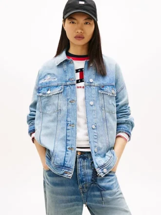 Tommy Jeans ディストレストデニムジャケット