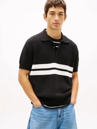 Tommy Jeans ショーツ付き半袖セーターポロ