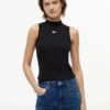 Tommy Jeans スリムフィット モックネック タンクトップ