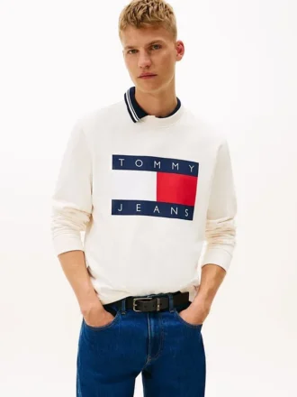 Tommy Jeans ビッグ・フラッグ・ロゴ スウェットシャツ
