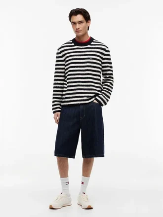 Tommy Jeans ストライプ・ブークレ・セーター