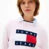 Tommy Jeans フラッグロゴ・ティップド・セーター