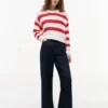 Tommy Jeans ストライプ ケーブルニット セーター