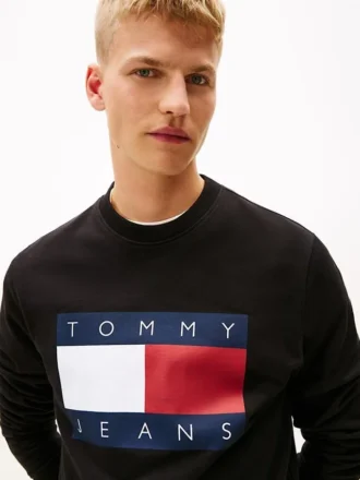 Tommy Jeans ビッグ・フラッグ・ロゴ スウェットシャツ
