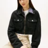Tommy Jeans クロップドデニムジップジャケット