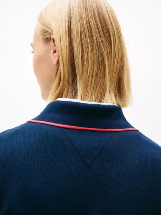 Tommy Jeans クロップド・ボクシーフィット ポロシャツ