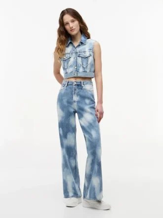 Tommy Jeans クロップドデニムベスト