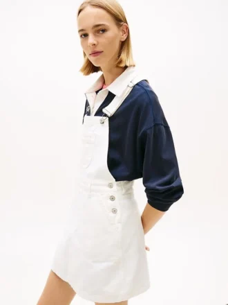 Tommy Jeans デニムオーバーオール ミニドレス