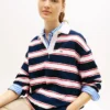 Tommy Jeans リラックスド・ストライプ・ラグビー