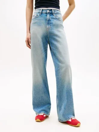 Tommy Jeans ハイライズ ワイドレッグ ジーンズ