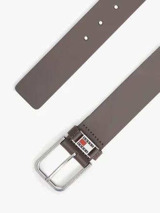 Tommy Jeans エナメルバッジ レザーベルト