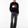 Tommy Jeans フラッグロゴ クルーネックセーター