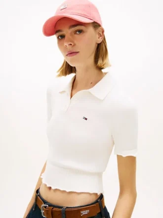 Tommy Jeans レタストリム セーターポロ