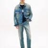 Tommy Jeans ディストレスド・ストレート・ジーンズ