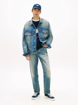 Tommy Jeans ディストレスド・ストレート・ジーンズ