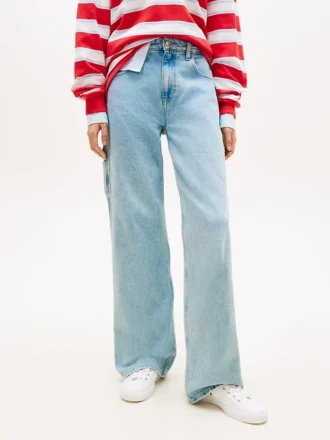 Tommy Jeans ディストレスト・ストレート・ジーンズ
