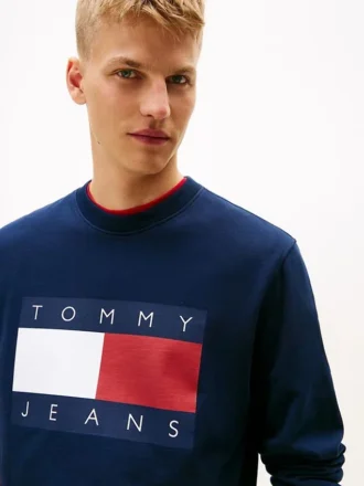 Tommy Jeans ビッグ・フラッグ・ロゴ スウェットシャツ