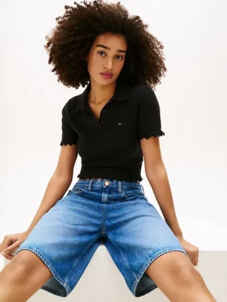 Tommy Jeans レタストリム セーターポロ