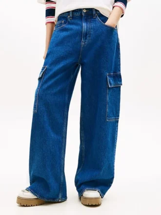 Tommy Jeans ルーズ ワイドレッグ カーゴジーンズ