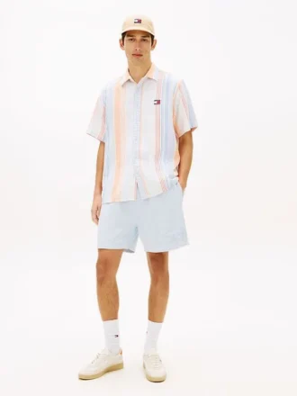 Tommy Jeans ガーメントダイ ビーチショーツ