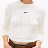 Tommy Jeans スクリプト ケーブルニット セーター