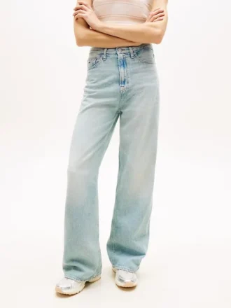 Tommy Jeans ハイライズ ワイドレッグ ジーンズ