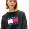 Tommy Jeans フラッグロゴ・ティップド・セーター