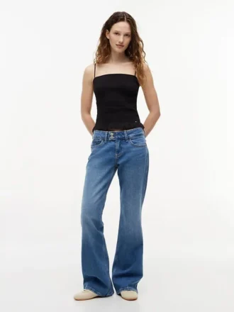 Tommy Jeans スリムフィット シャーリング タンクトップ