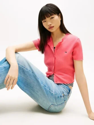 Tommy Jeans 半袖カーディガン