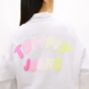 Tommy Jeans パフプリント ボックス型スウェットシャツ