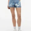 Tommy Jeans カフ付きデニムショーツ