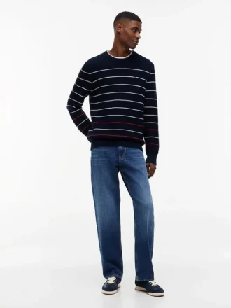 Tommy Jeans スリムフィット ストライプセーター