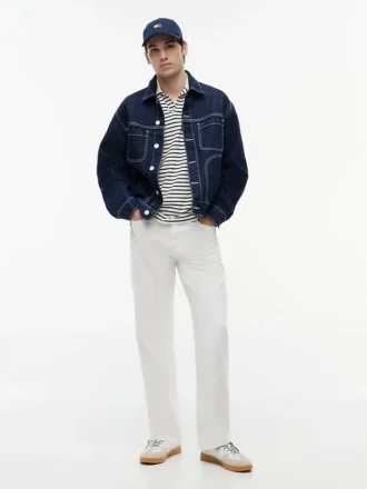 Tommy Jeans ダークウォッシュ デニム ランチジャケット