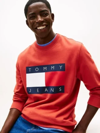 Tommy Jeans ビッグ・フラッグ・ロゴ スウェットシャツ