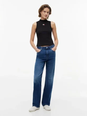Tommy Jeans スリムフィット モックネック タンクトップ