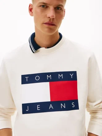 Tommy Jeans ビッグ・フラッグ・ロゴ スウェットシャツ