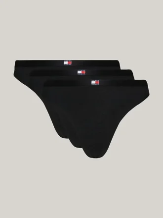 Tommy Jeans フラッグロゴ タンガ 3枚セット