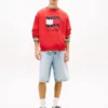Tommy Jeans ウェービー・フラッグ・ロゴ スウェットシャツ
