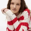 Tommy Jeans ストライプ ケーブルニット セーター