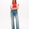 Tommy Jeans クロップド・ボクシーフィット ポロシャツ