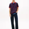 Tommy Jeans レギュラーフィット ストライプ ポロシャツ