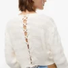 Tommy Jeans テクスチャード・レースアップ・セーター