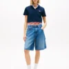 Tommy Jeans クロップド・ボクシーフィット ポロシャツ
