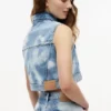 Tommy Jeans クロップドデニムベスト