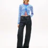 Tommy Jeans スリムフィット ストライプ カーディガン