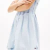 Tommy Jeans プリーツデニムミニドレス Tommy Jeans プリーツデニムミニドレス