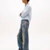 Tommy Jeans チェーンプリント リラックスジーンズ Tommy Jeans チェーンプリント リラックスジーンズ