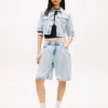 Tommy Jeans ショートスリーブ デニムジャケット Tommy Jeans ショートスリーブ デニムジャケット
