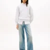 Tommy Jeans パフプリント ボックス型スウェットシャツ