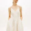 Tommy Jeans リネン混紡 スケータードレス Tommy Jeans リネン混紡 スケータードレス